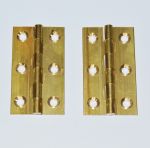 2" - 50mm Solid Brass Butt Hinges for Small Projects, Wooden Boxes (14620)